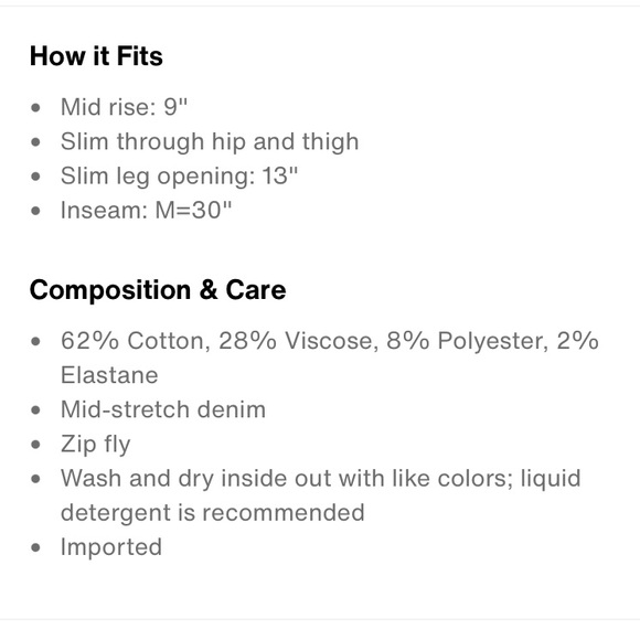 Levi’s 712 Slim Jeans Sz 29 - Picture 7 of 7